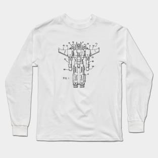 Starscream Transformers Movie Original Patent Long Sleeve T-Shirt